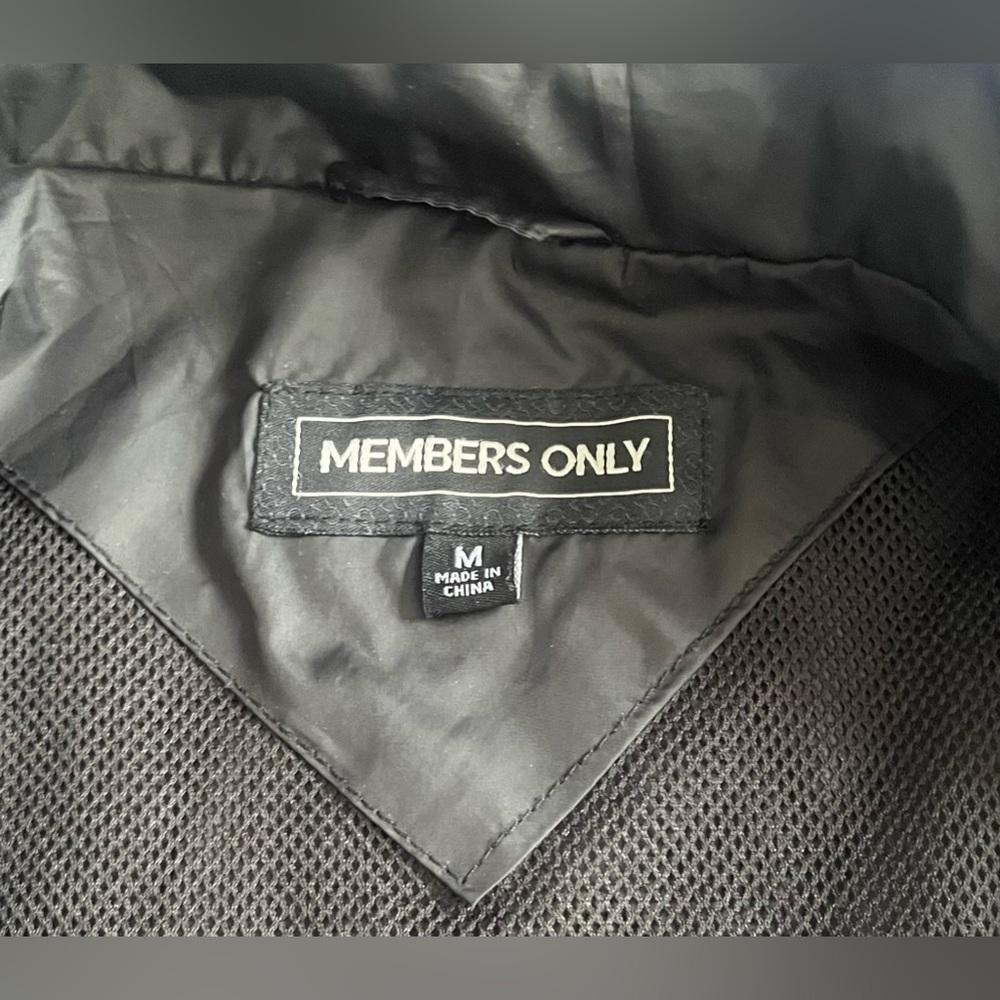 Vintage Members Only Windbreaker Rain Jacket US Medium - Picture 10 of 10